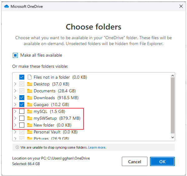 Add a Folder/File to OneDrive Without Moving it into OneDrive