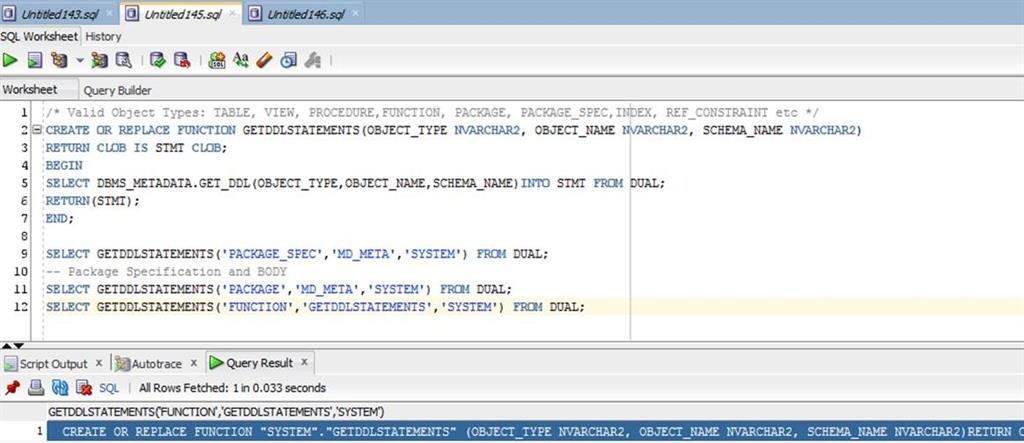 How To Get Db Link Metadata In Oracle