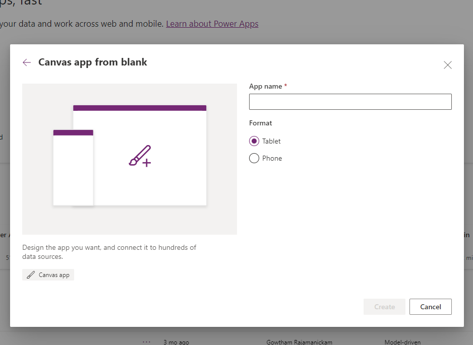 PowerApps Create Label And Textbox