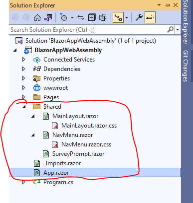 Project Structure Of Blazor WebAssembly Project In ASP.NET Core 7.0