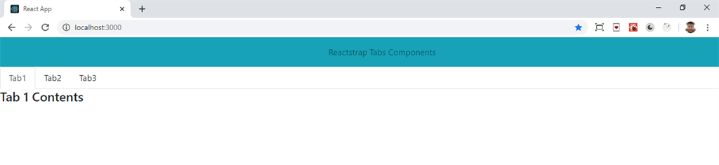 Reactstrap Components In ReactJS