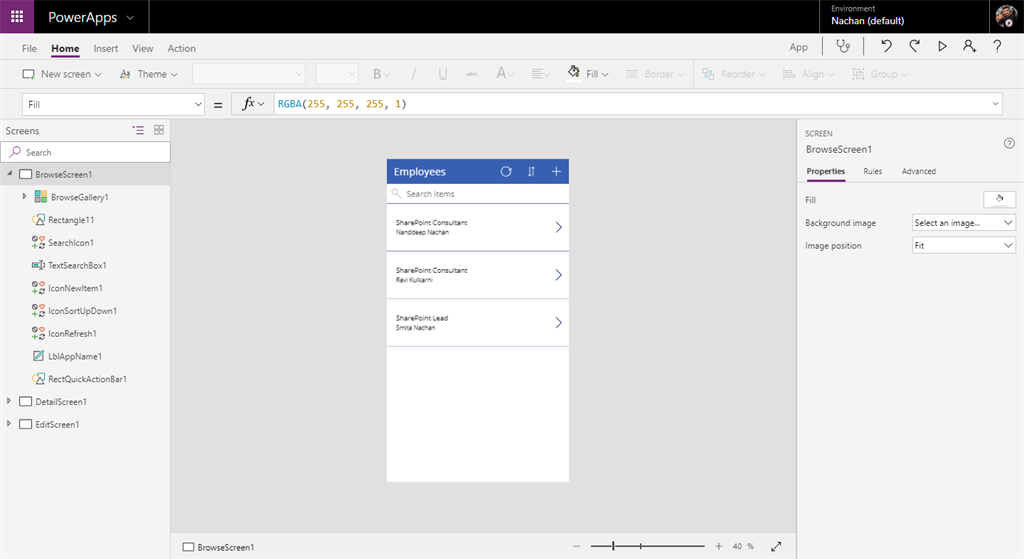 SharePoint 2019 PowerApps Integration