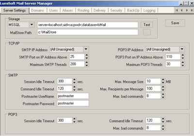 pop3 window server service attachment downloader