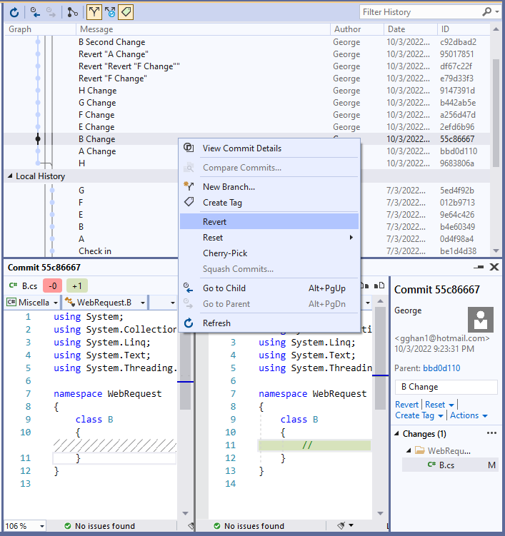 Source Control (4-6), Git - Revert