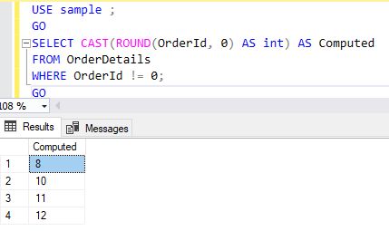 SQL Cast And Convert Statement