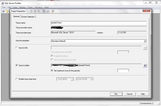 Monitoring Specific Table Using SQL Profiler