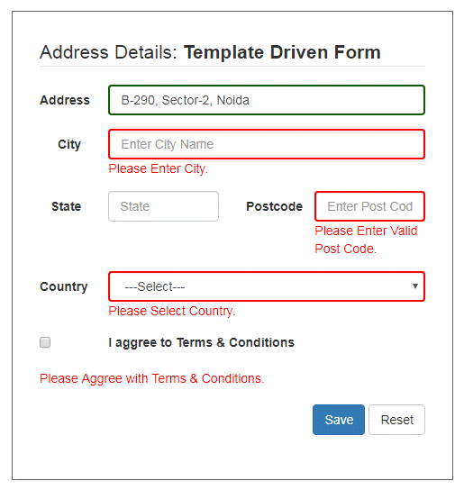 Template Driven Forms And Validation In Angular With TypeScript