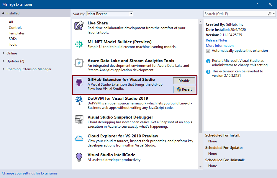 Tools To Work With ASP.NET Core In Visual Studio 2019