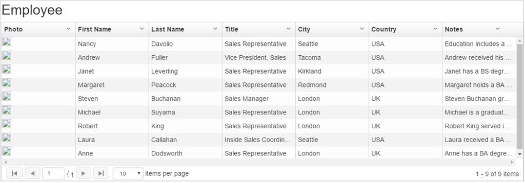 UI-Grid With AngularJS And WebAPI