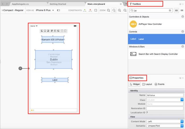 UIPickerView In Xamarin iOS