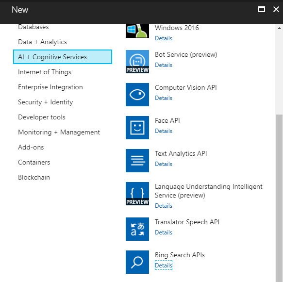 Understanding Bing Search API In Azure