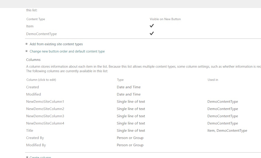 Understanding Content Type in SharePoint