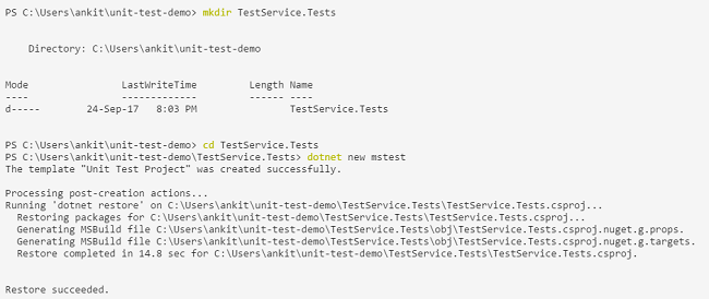 visual studio for mac open unit test and application