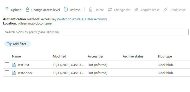 Upload File Into Azure Blob Storage And Trigger Blob Storage Using ...