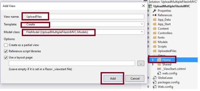 Uploading Multiple Files In Asp Net Mvc