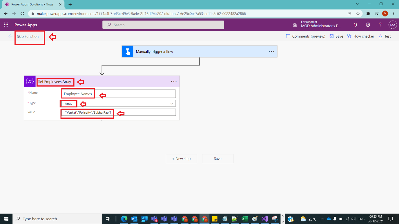 Usage Of Skip Function In Power Automate