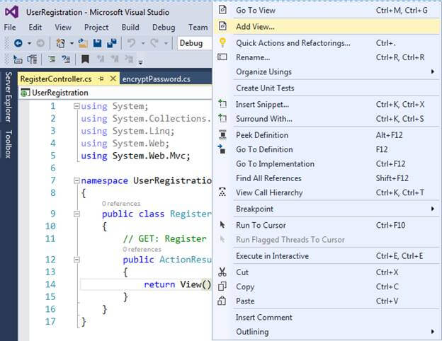 User Registration And Login Form With E-Mail Notification In MVC