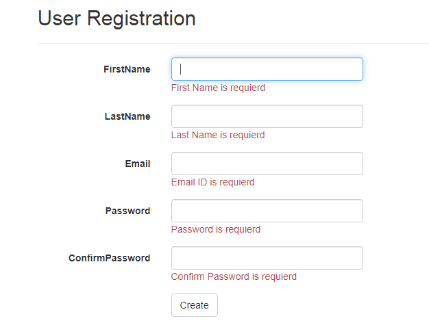 User Registration And Login Form With E-Mail Notification In MVC