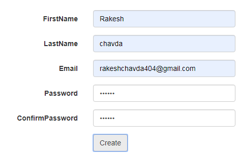 User Registration And Login Form With E-Mail Notification In MVC