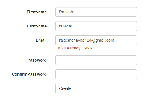 User Registration And Login Form With E-Mail Notification In MVC