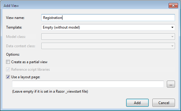 User Registration And Login Form With E-Mail Notification In MVC