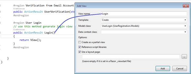 User Registration And Login Form With E-Mail Notification In MVC