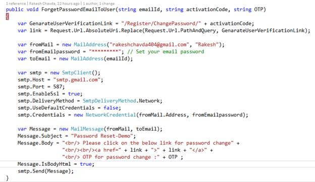 User Registration And Login Form With E-Mail Notification In MVC