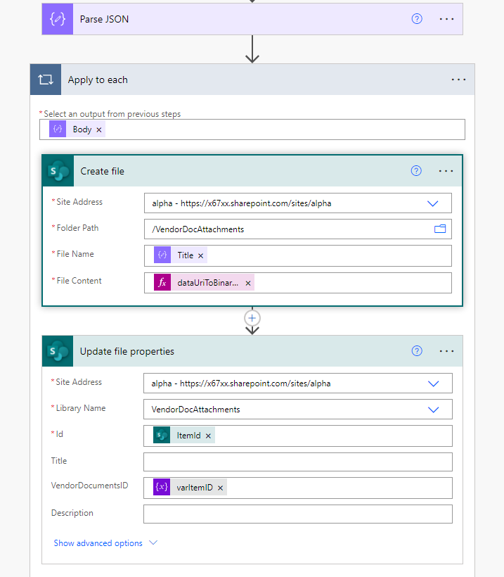 Using Power Automate To Upload The Attachments From SharePoint Document ...