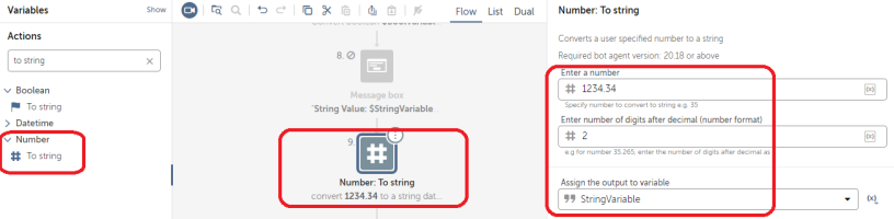 Variable Type Conversion In Automation Anywhere