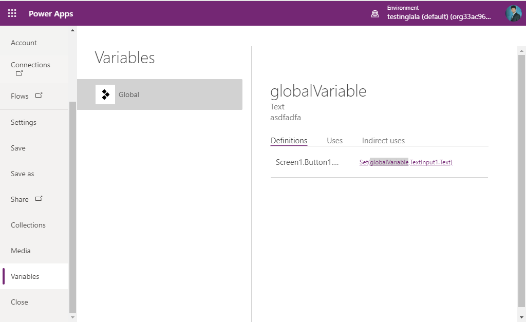 Variables In Powerapps 5226