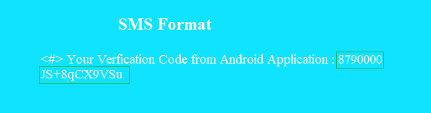 hash key generate android studio Without Using Android OTP Permission SMS Xamarin.Forms Automatically Read Verify In