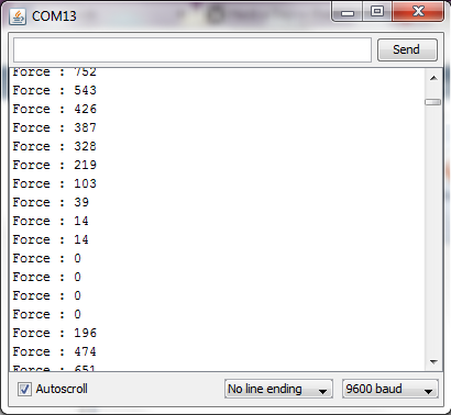 Working With Force Sensor Using Arduino Mega 2560