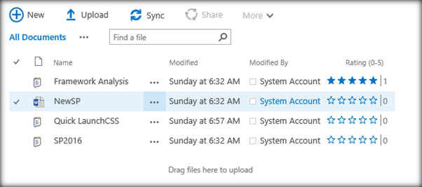 How to Rate and Like items and documents in SharePoint