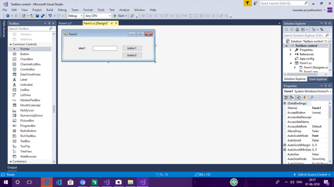 windows form textbox validation c#