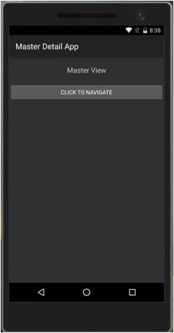 Xamarin Android Master Detail View