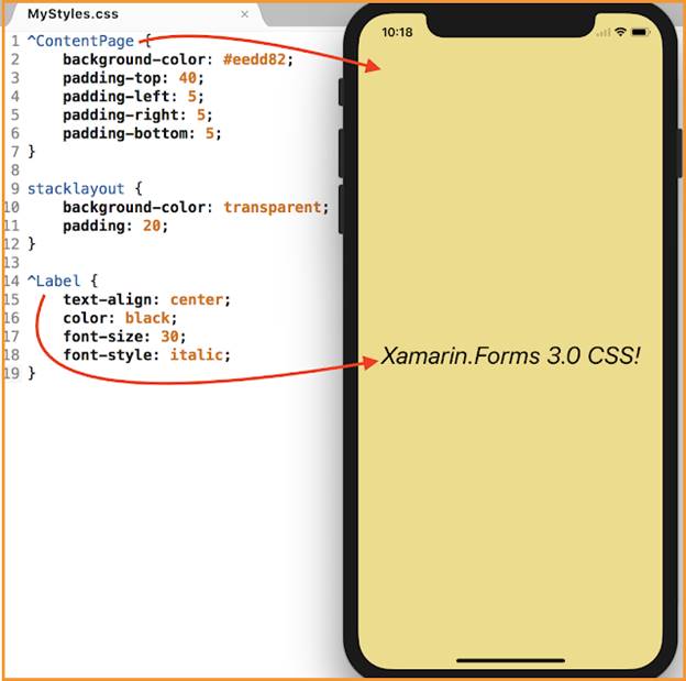 Xamarin.Forms 3.0 Features - CSS Support In XAML