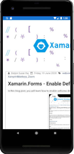 Xamarin Webview link is opening twice in Android - Microsoft Q&A