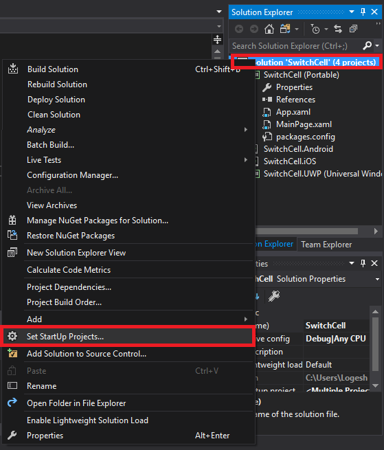 Xamarin.Forms - Design Switch Cell With Table View Application Using ...