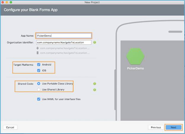 Xamarin.Forms MVVM - How To Set Icon, TitleColor, BorderStyle For ...