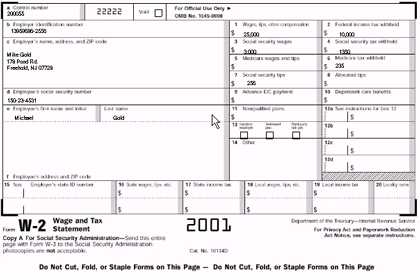 Printing out your W2 Form using C# and .NET